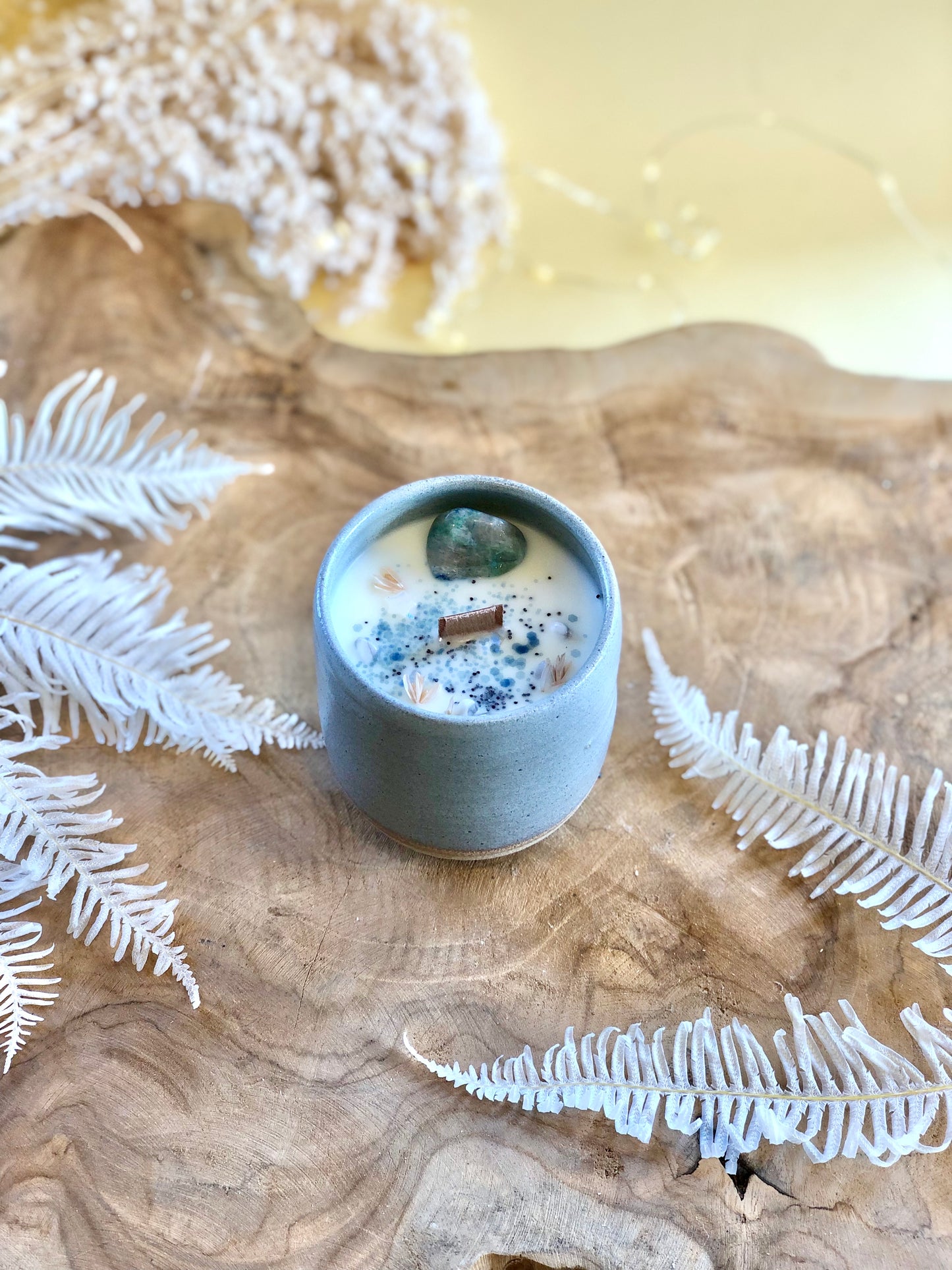 BOUGIE CÉRAMIQUE - Enchantement - Forêt d'hiver