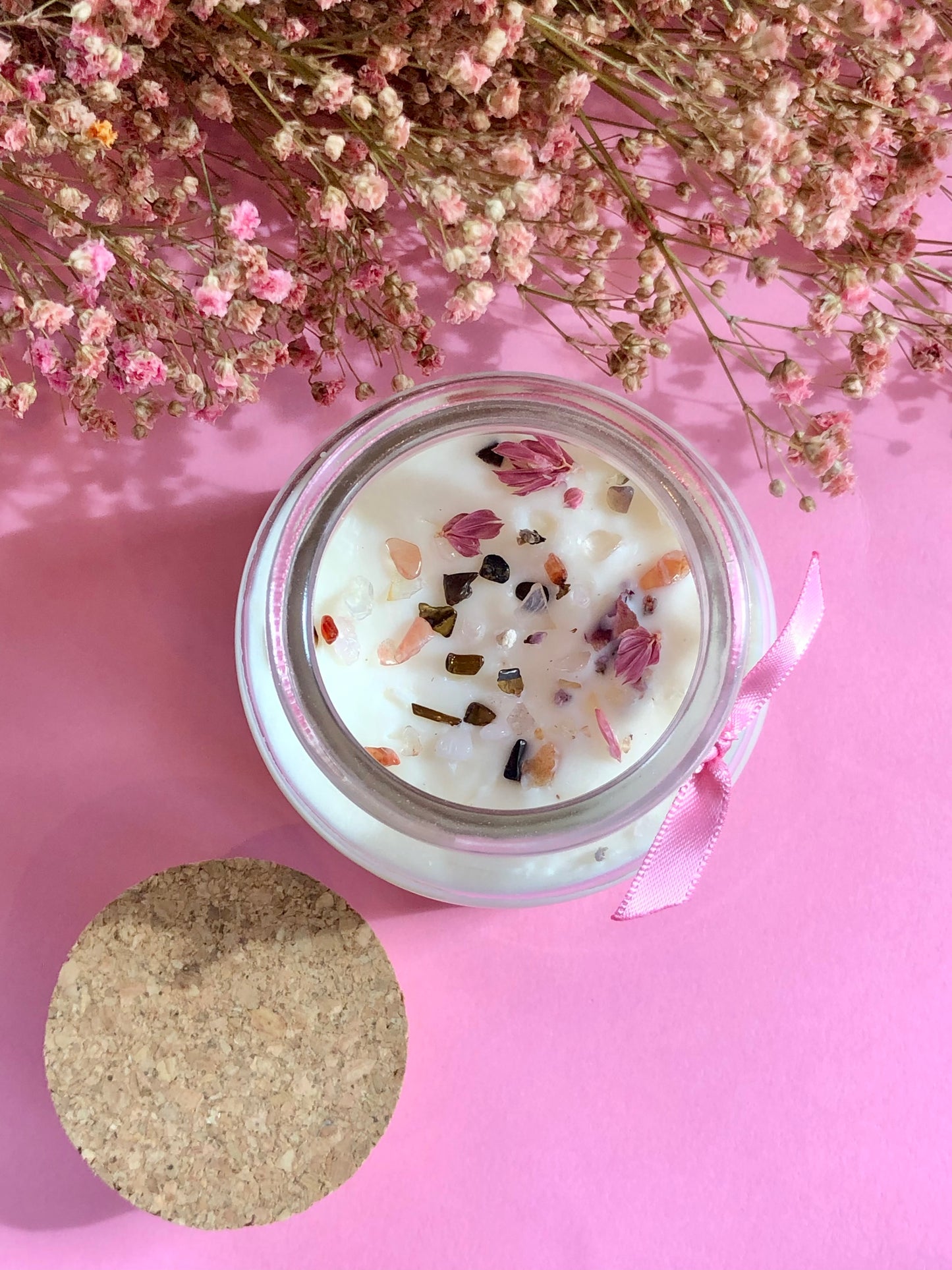 BOUGIE À VŒUX - Joie & Confiance - Fleur de tiaré