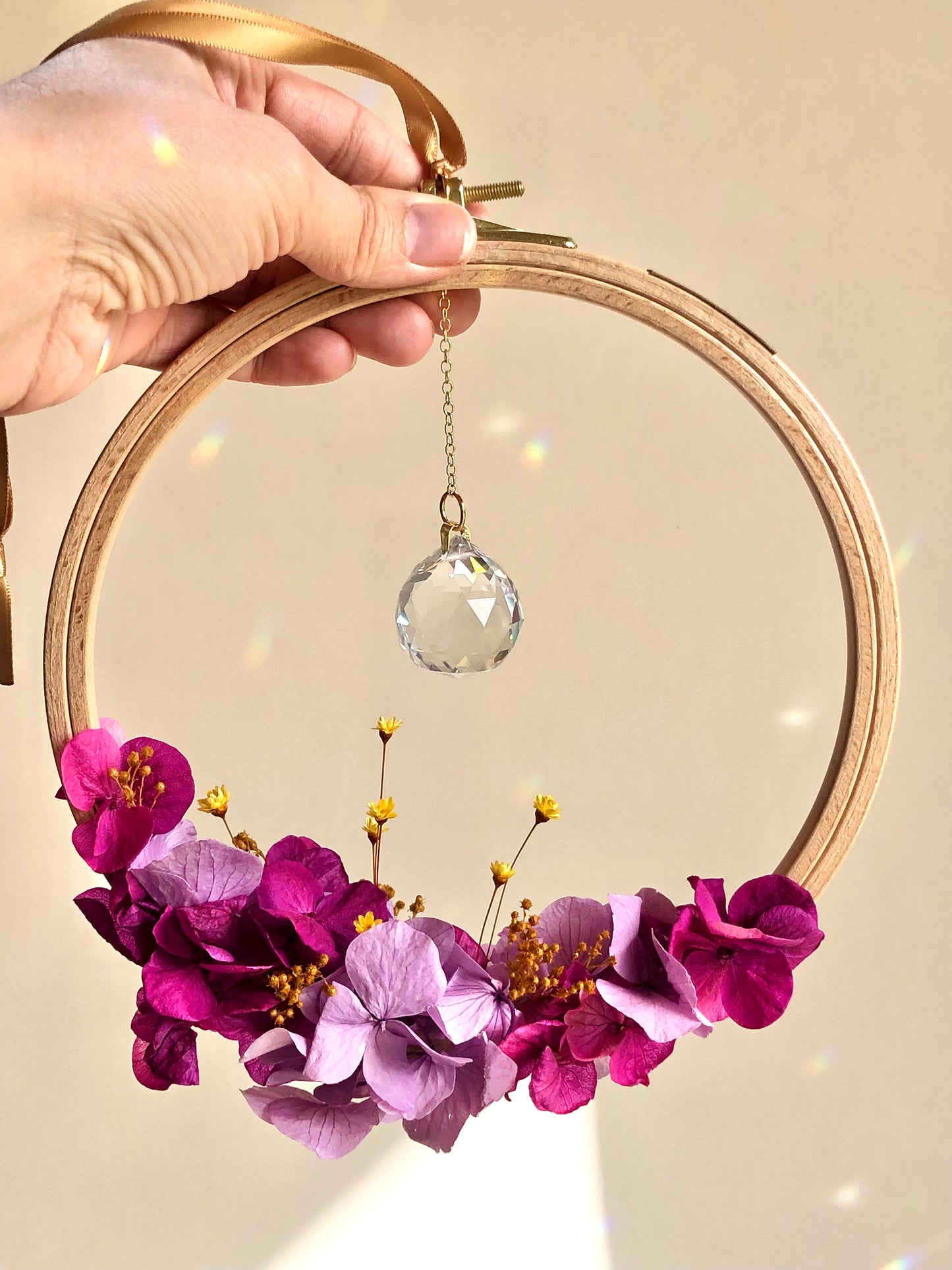 ATTRAPE SOLEIL FLEURI Grand Modèle - Lumière des fées