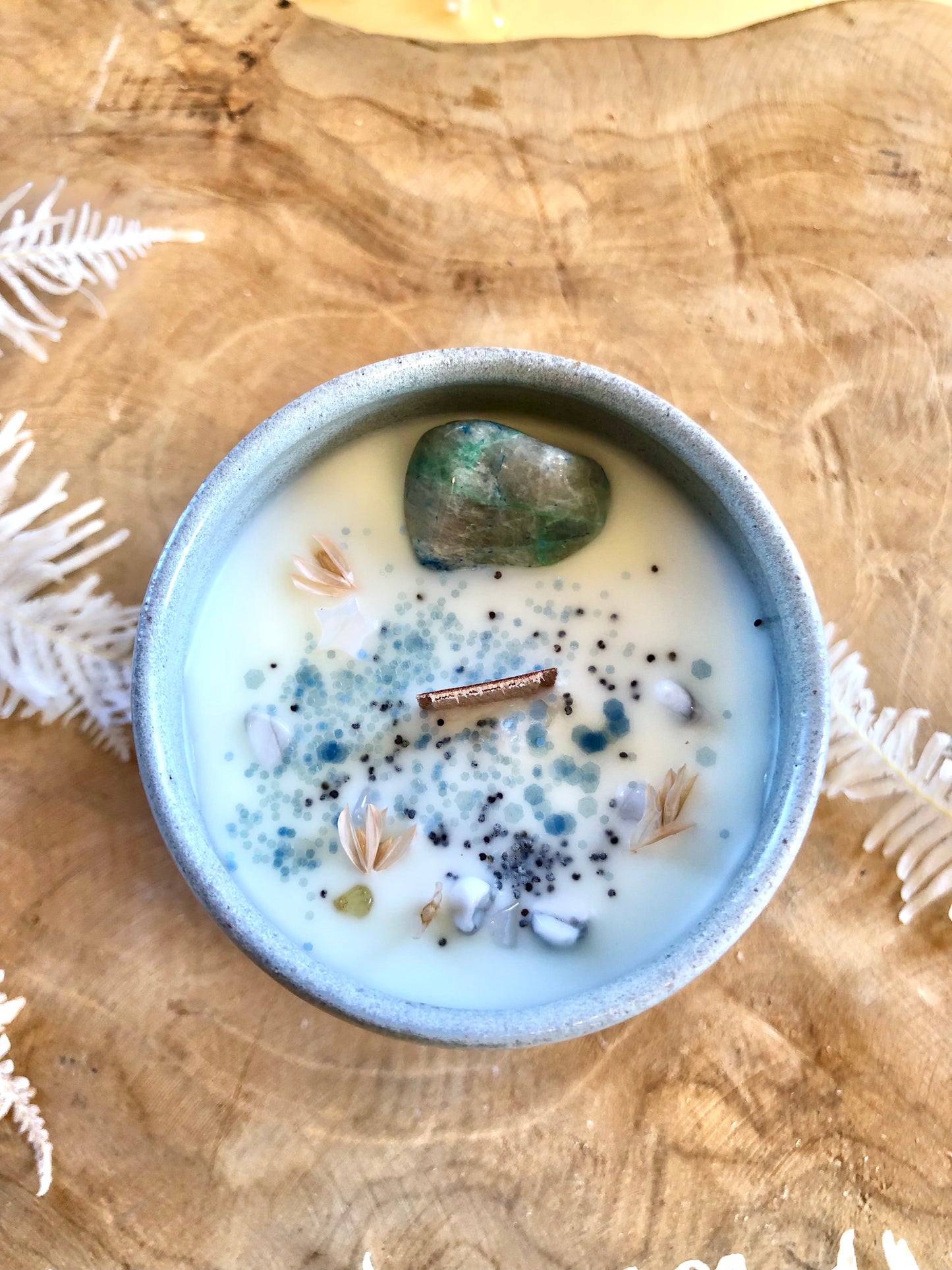 BOUGIE CÉRAMIQUE - Enchantement - Forêt d'hiver
