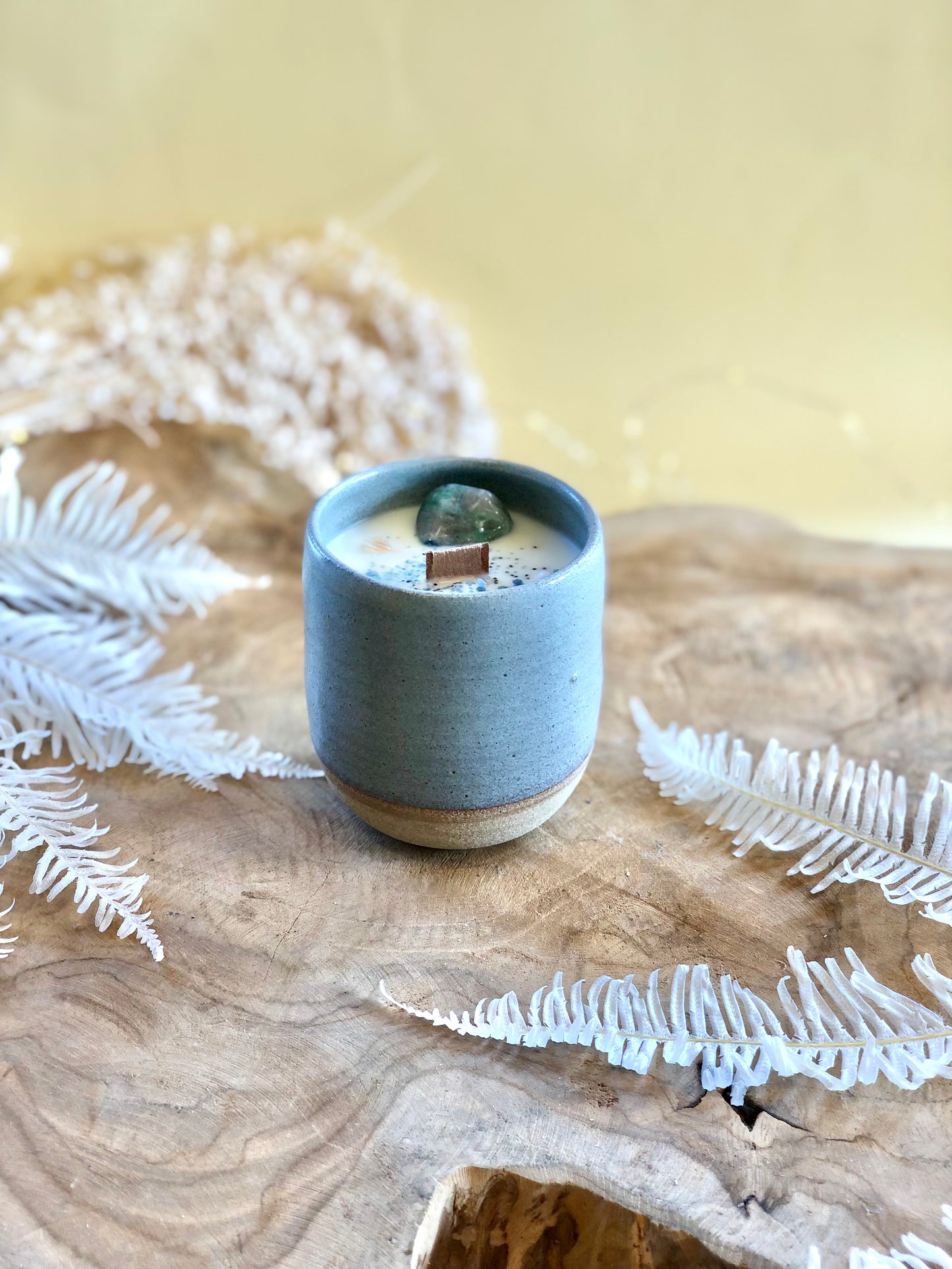 BOUGIE CÉRAMIQUE - Enchantement - Forêt d'hiver