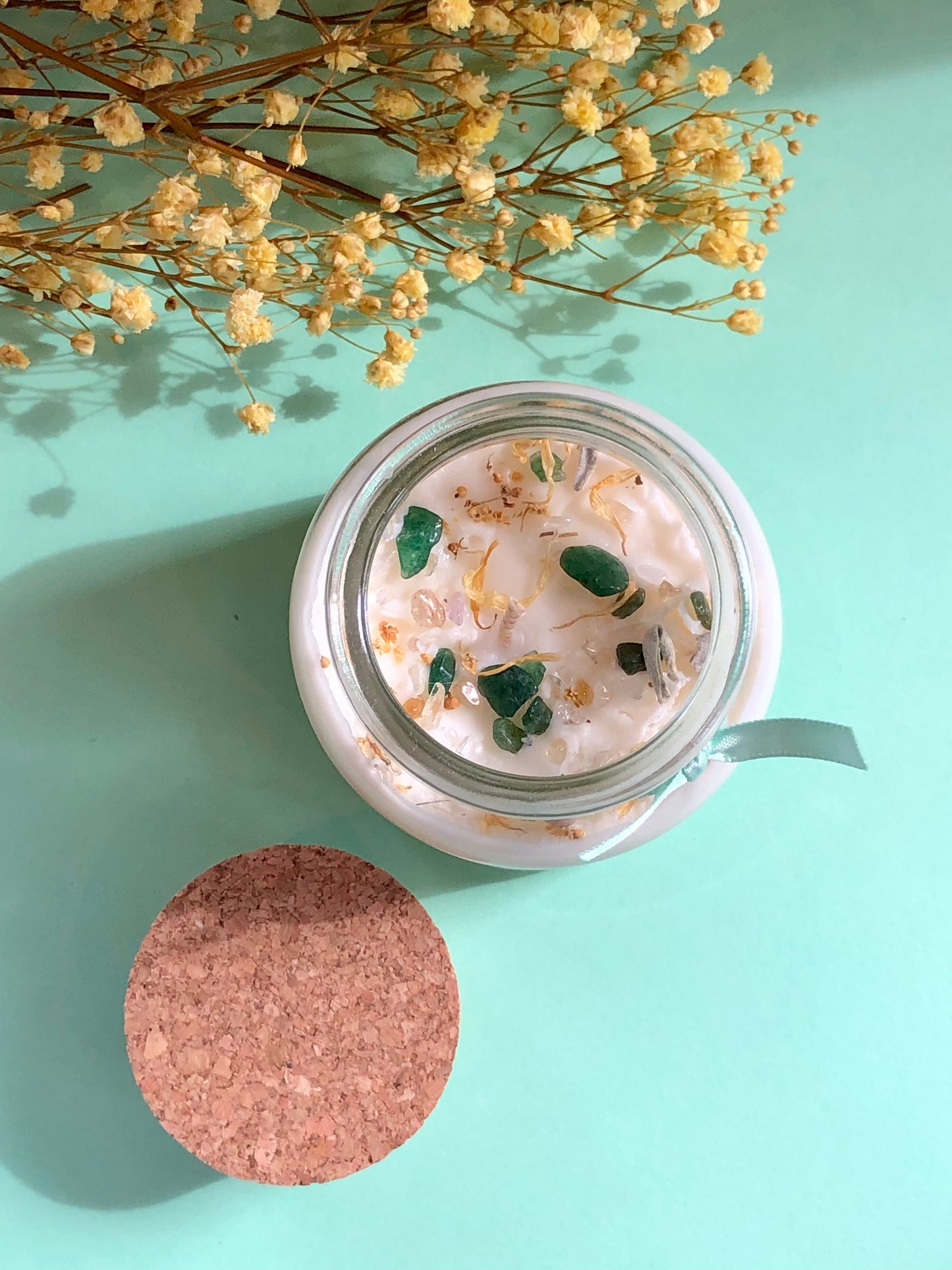 BOUGIE À VŒUX - Abondance & Gratitude - Ambre
