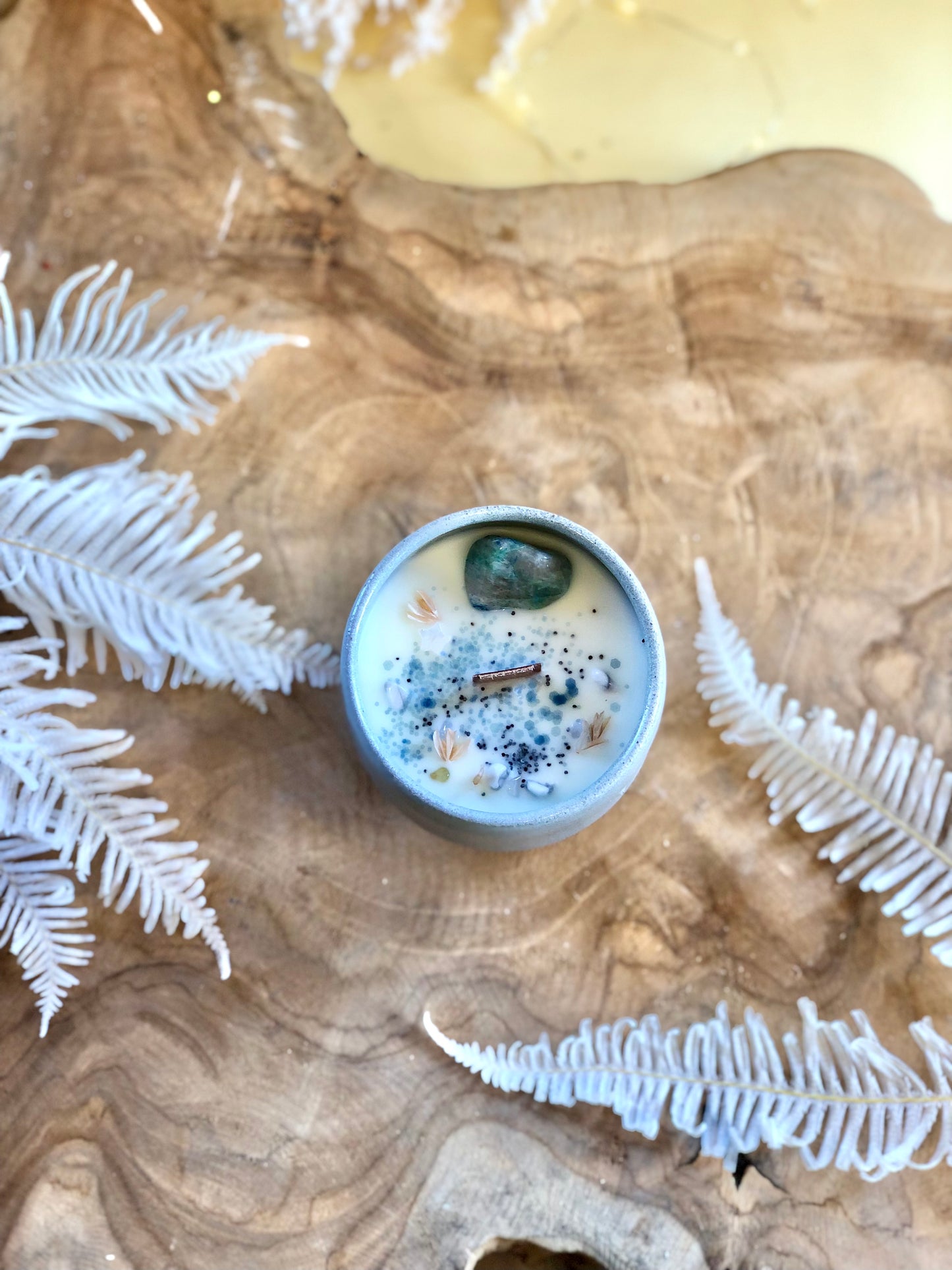 BOUGIE CÉRAMIQUE - Enchantement - Forêt d'hiver