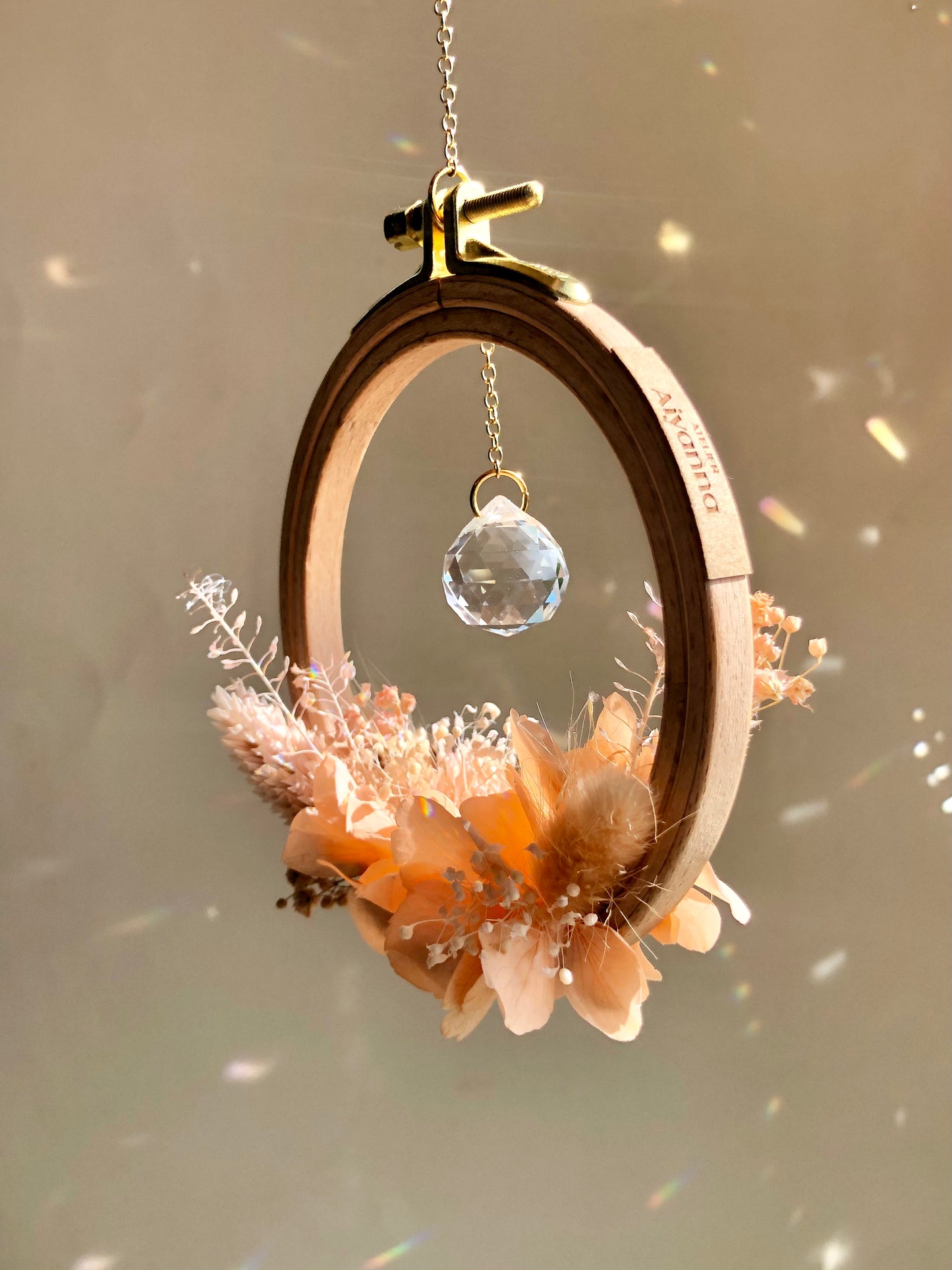 ATTRAPE SOLEIL FLEURI - Absolue orange