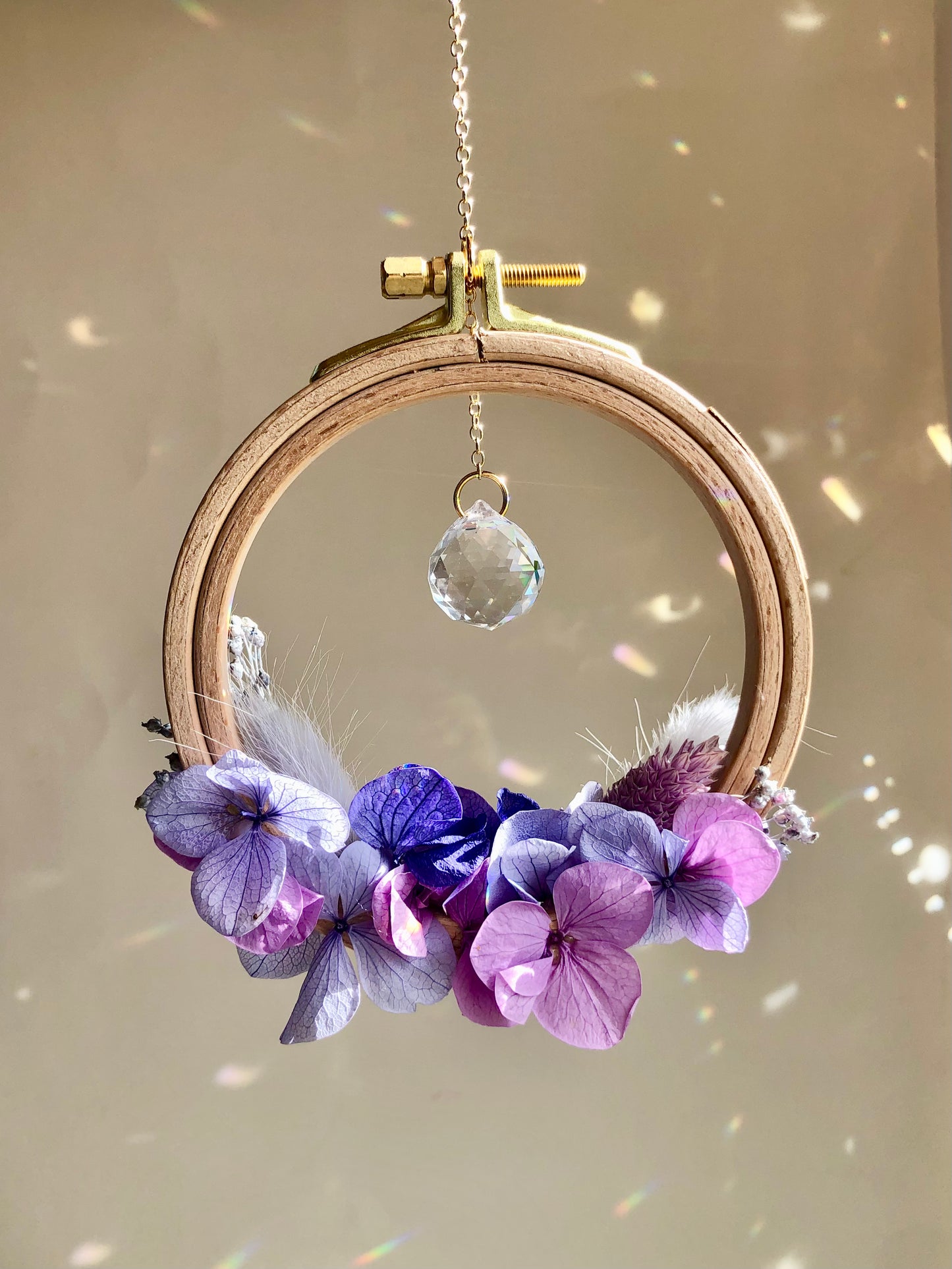 ATTRAPE SOLEIL FLEURI - Absolue mauve