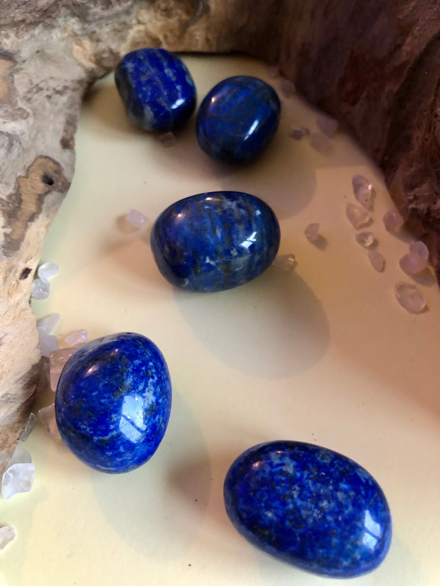 LAPIS LAZULI - Pierre roulée - Dépassement & Créativité