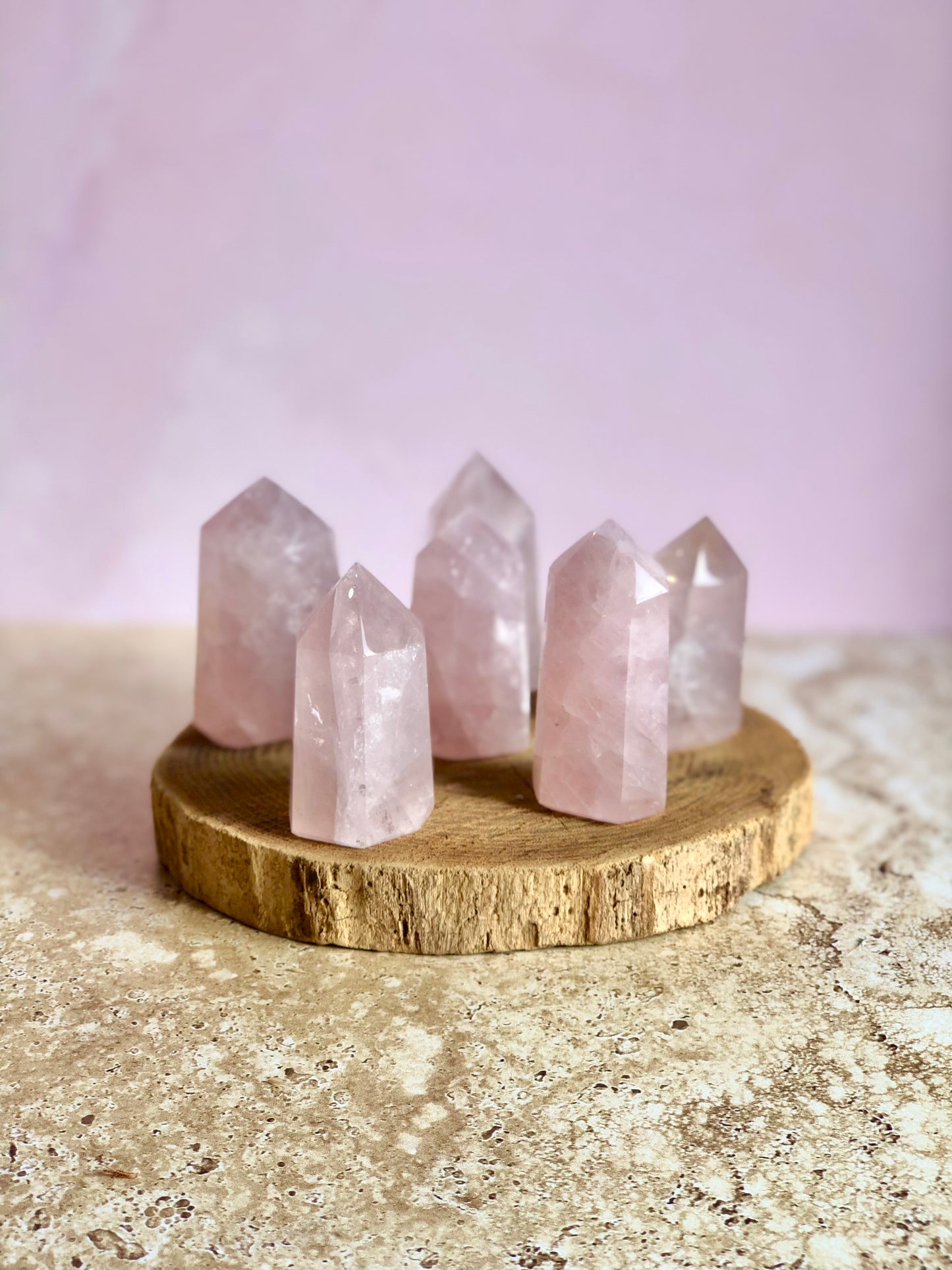 QUARTZ ROSE - Pointe - Amour